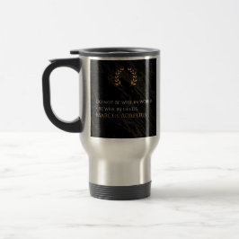 Caneca Térmica Sabedoria de Marcus Aurelius: Ações falam alto