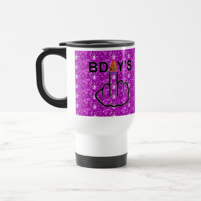 Caneca Térmica Sacudir de Aniversário de Mug Bird (Esquerda)