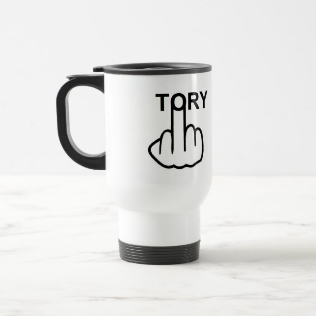 Caneca Térmica Sacudir de Título de Pássaro de Mug (Esquerda)
