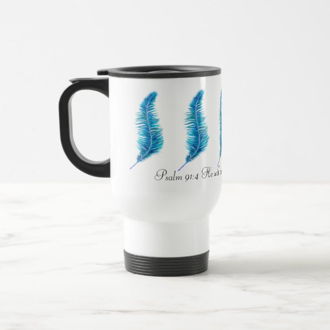 Caneca Térmica Salmo 91:4 (Esquerda)