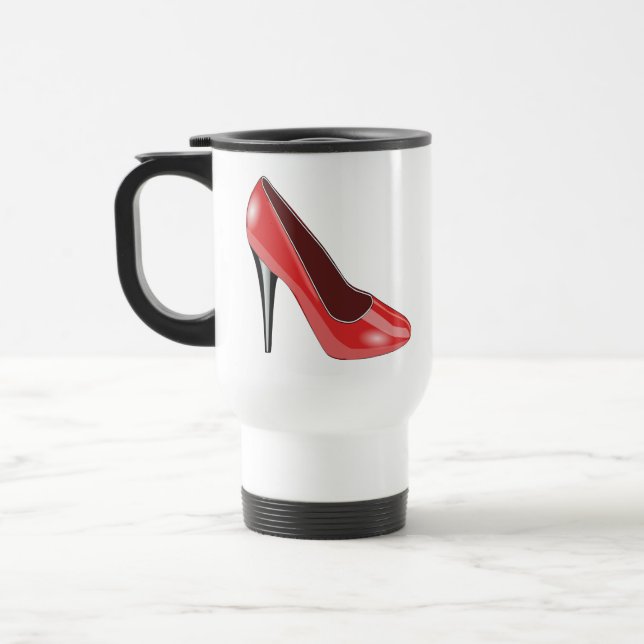 Caneca Térmica Salto alto vermelho (Esquerda)
