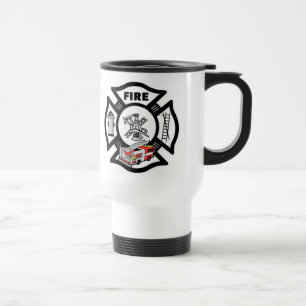 Caneca Térmica Salvamento vermelho do carro de bombeiros