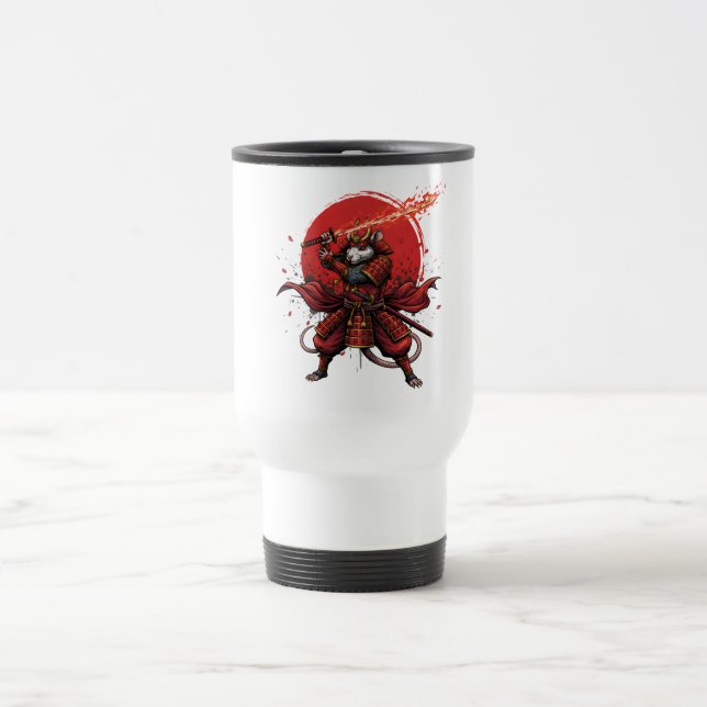 Caneca Térmica  Samurai Rat warrior  (Centro)