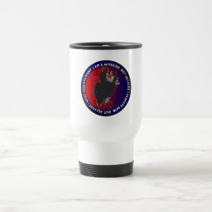Caneca Térmica Samurai Silhouette - Citação do Guerreiro Japonês