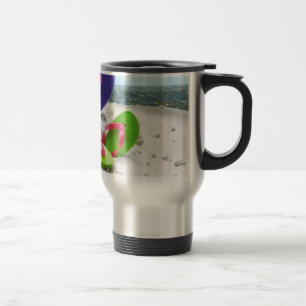 Caneca Térmica sandálias de praia