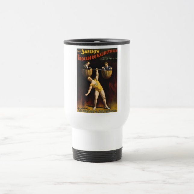 Caneca Térmica Sandow Eugen Sandow Vaudeville Weightlifter (Centro)
