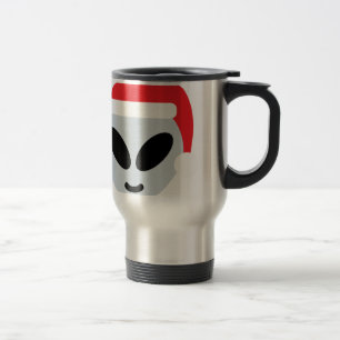 Caneca Térmica santa claus alienígena emoji
