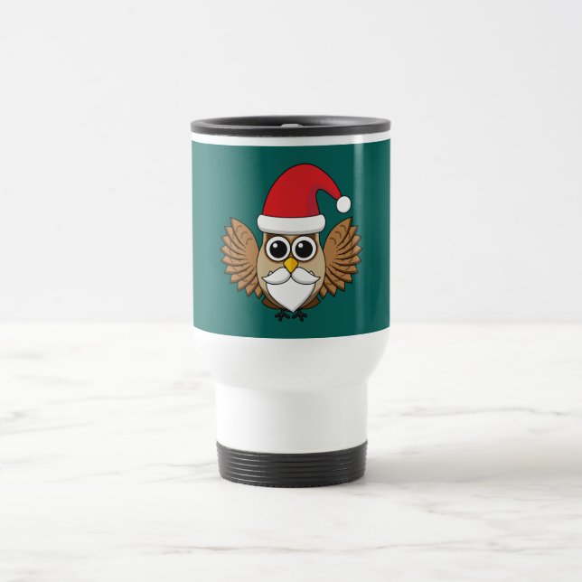Caneca Térmica Santa Claus Owl (Centro)