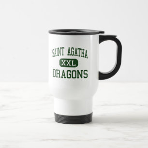 Caneca Térmica Santo Agatha - dragões - alto - Redford Michigan
