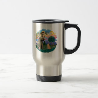 Caneca Térmica São Francisco (ff) - gato laranja tabby