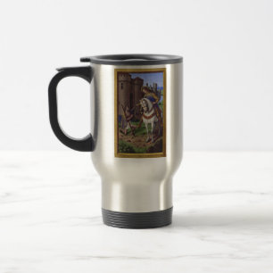 Caneca Térmica São Martinho de Tours cortando seu manto em dois