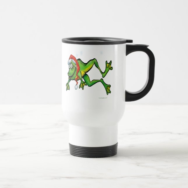 Caneca Térmica Sapo de Natal (Direita)