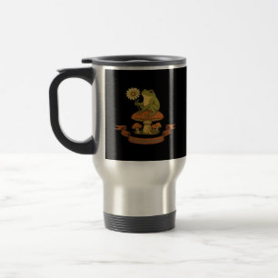 Caneca Térmica Sapo do Jardim Fairycore Cottagecore Sapo