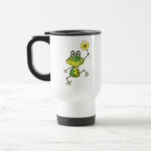 Caneca Térmica Sapo Feliz e Bonito