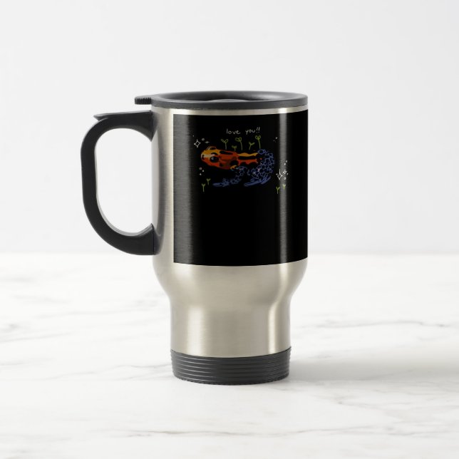 Caneca Térmica Sapo Que Ama Você Estilo Clássico Simples (Esquerda)