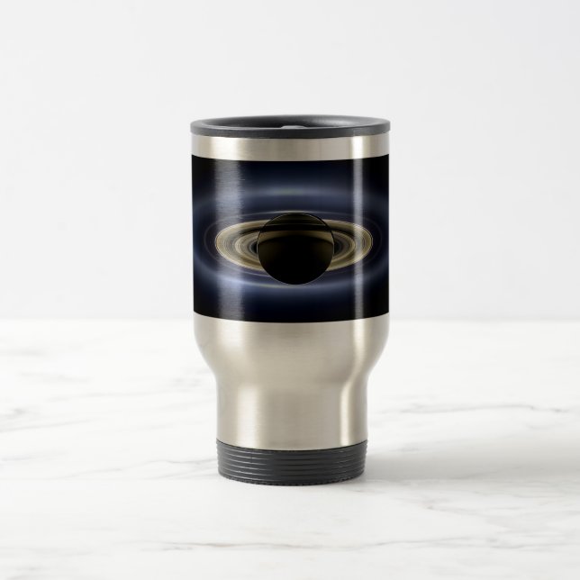Caneca Térmica Saturno Eclipsou o Sol do Orbiter Cassini (Centro)