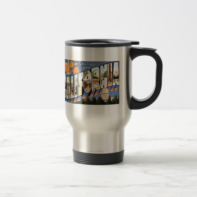 Caneca Térmica Saudações Da Califórnia - Mug (Direita)