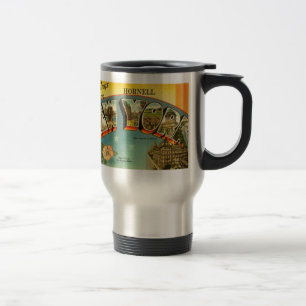 Caneca Térmica Saudações Vintage de Nova Iorque