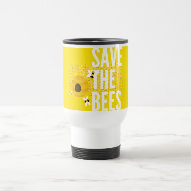 Caneca Térmica SAve o POTE de mel das abelhas HONEYCOMB (Centro)