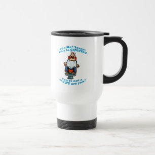 Caneca Térmica Scared do dentista ou do higienista dental