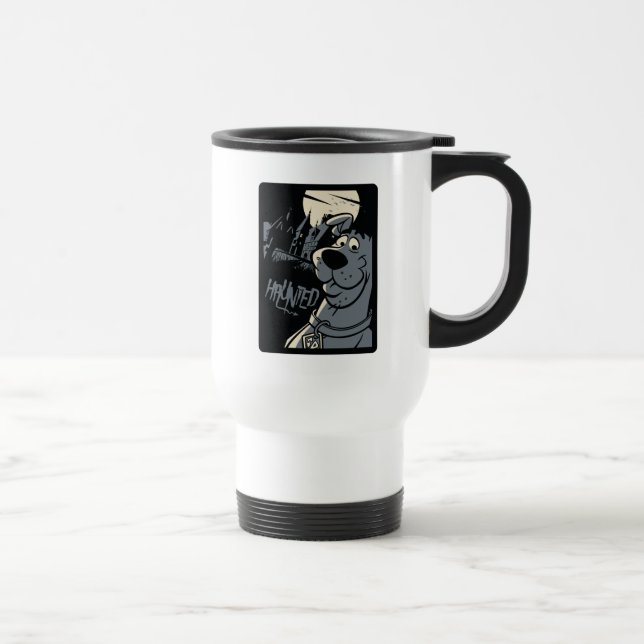 Caneca Térmica Scooby-Doo Noir Hunted Mansion Graphic (Direita)