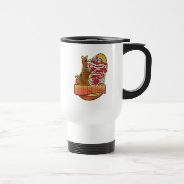 Caneca Térmica Scooby-Doo | Pilha de pizza "Munchies" (Direita)