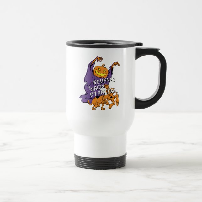 Caneca Térmica Scooby-Doo | Revolução do Jack O' Lantern (Direita)