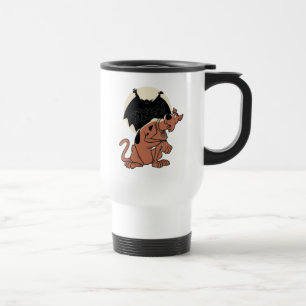 Caneca Térmica Scooby-Doo "Yikes!" Sombra do vampiro