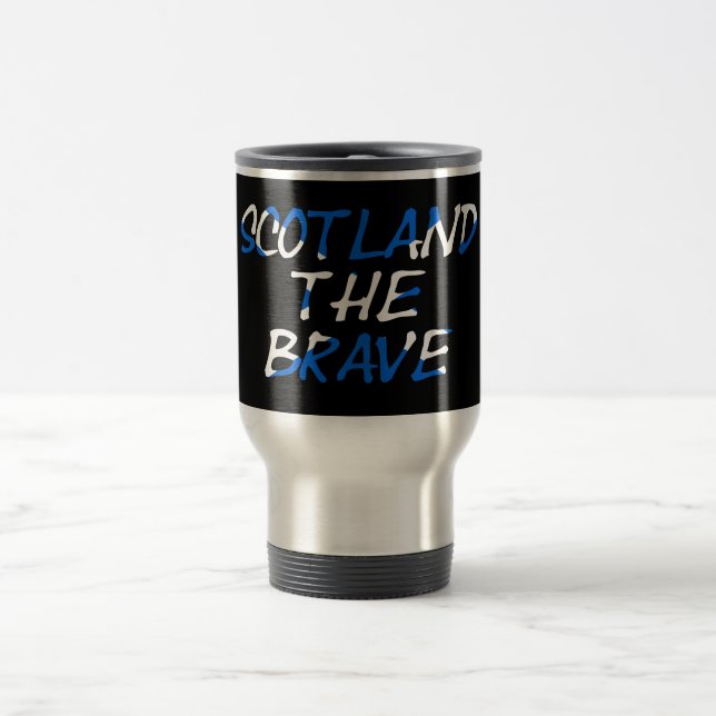 Caneca Térmica Scotland The Brave on Scottish Flag (Centro)