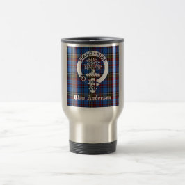 Caneca Térmica Scottish Clan Anderson Crest & Tartan