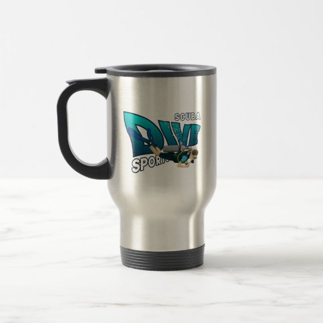 Caneca Térmica Scuba Diving | (Esquerda)
