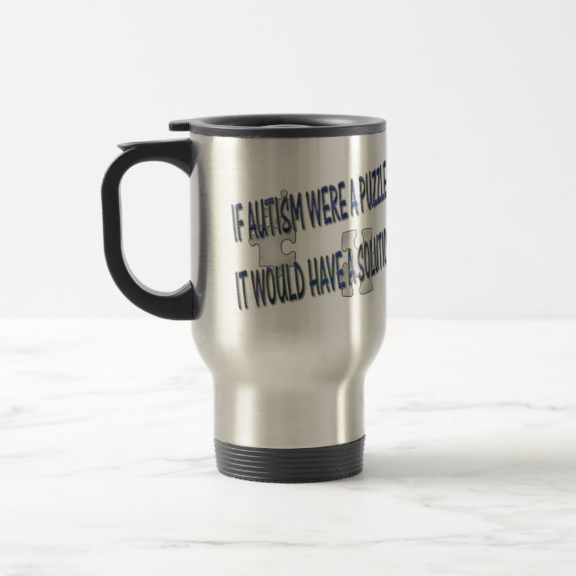 CANECA TÉRMICA SE O AUTISMO ERA UM QUEBRA-CABEÇA (Esquerda)