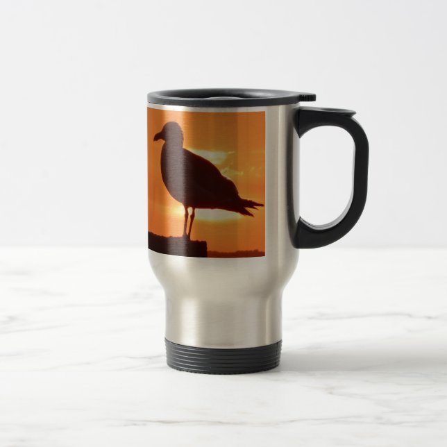 Caneca Térmica Seagull Sunset (Direita)