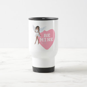 Caneca Térmica Seja o meu coração, doce, Design de anjo negro