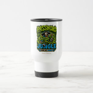 Caneca Térmica Selva de Senhas Personalizada Divertida TI Escritó