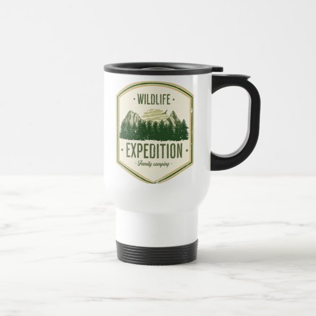 Caneca Térmica SelvagemExpedição WildLife Férias de Verão ao ar l (Direita)