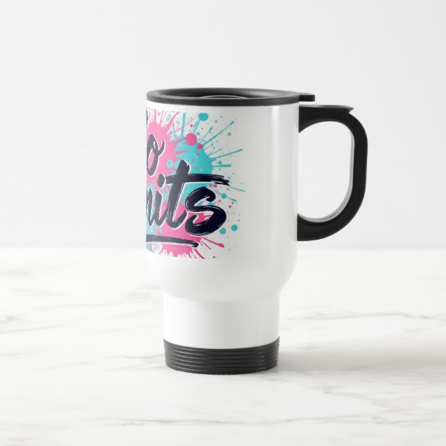 Caneca Térmica Sem Limites de Mug Motivacional - Arte de Abertura (Direita)