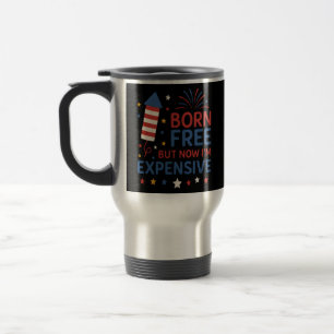 Caneca Térmica Sem nascer, mas agora sou uma citação cara