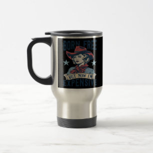 Caneca Térmica Sem nascer, mas agora sou uma vaqueira cara 4 de j