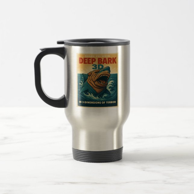 Caneca Térmica Semana de Shark Pei: Latido Profundo 3D (Esquerda)