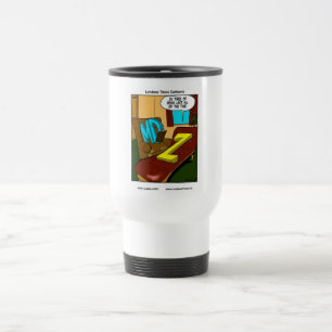 Caneca Térmica Sempre as últimas piadas Camisetas presentes de Ps