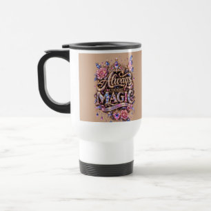 Caneca Térmica Sempre Escolha o Design de Cristal Brilhante Mágic