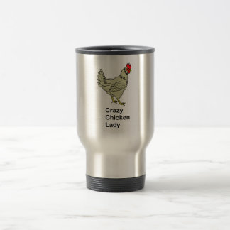 Caneca Térmica Senhora louca da galinha