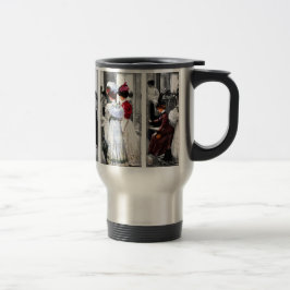 Caneca Térmica senhoras vitorianas vintage