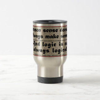 Caneca Térmica Senso comum e lógica