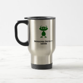 Caneca Térmica Sensores triplos detectam n00b verde