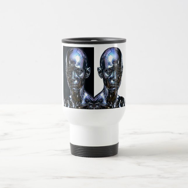 Caneca Térmica Sentinela de Cromo Gêmeo (Centro)
