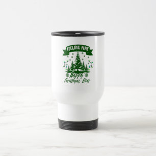 Caneca Térmica Sentir o piquenique de natal engraçado, querido pr