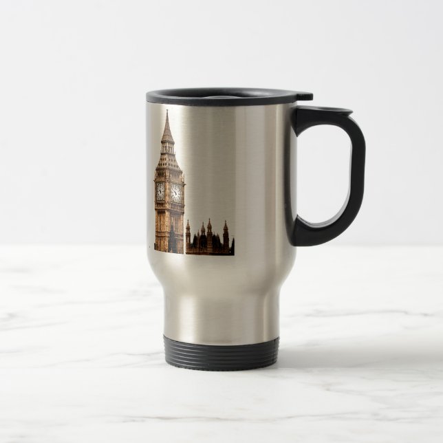 Caneca Térmica Sepia Big Ben Tower (Direita)