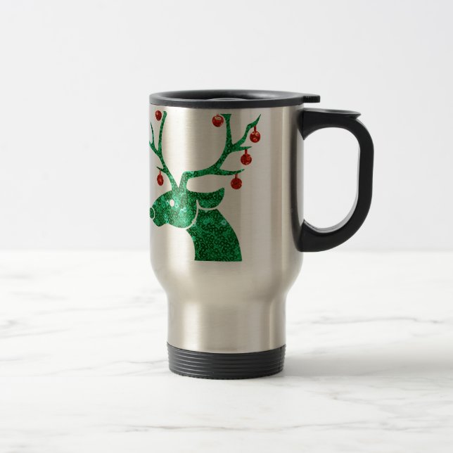 Caneca Térmica sequestra de renas de natal (Direita)